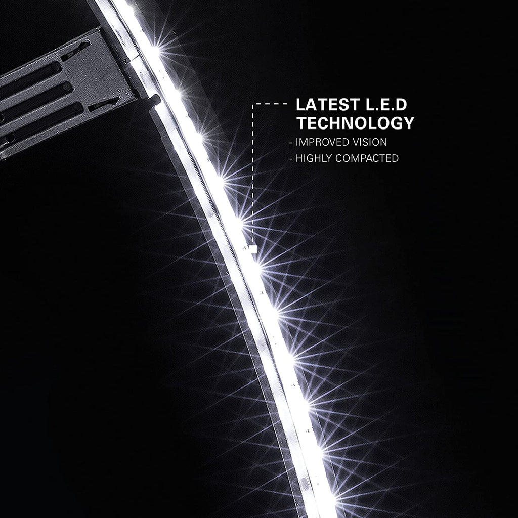 Corona Vision Dartboard Lighting System, Black Frame | White LED Dart Board Surround Ring Light | Available with Pro Tour Dartboards Surround & Championship Dartboard, or Oche Dart Mat