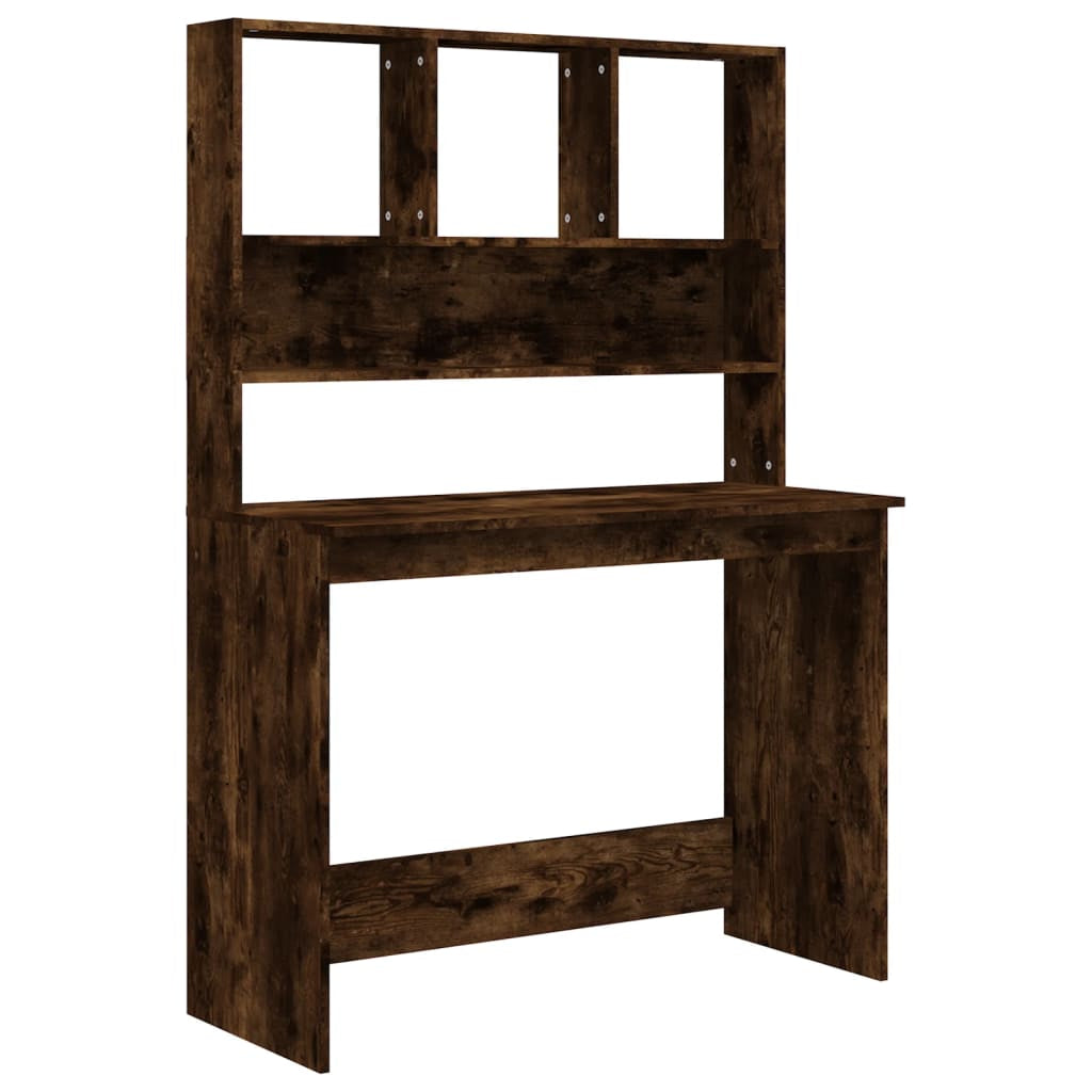 Stylish Wood Desk with Shelf - Versatile Office Computer Table by Vidaxl