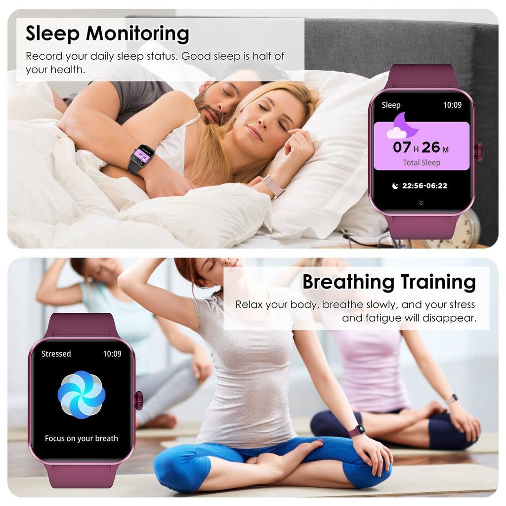 Smart Blackview Smartwatch for Men & Women - Bluetooth Calls & Fitness Tracker for Android