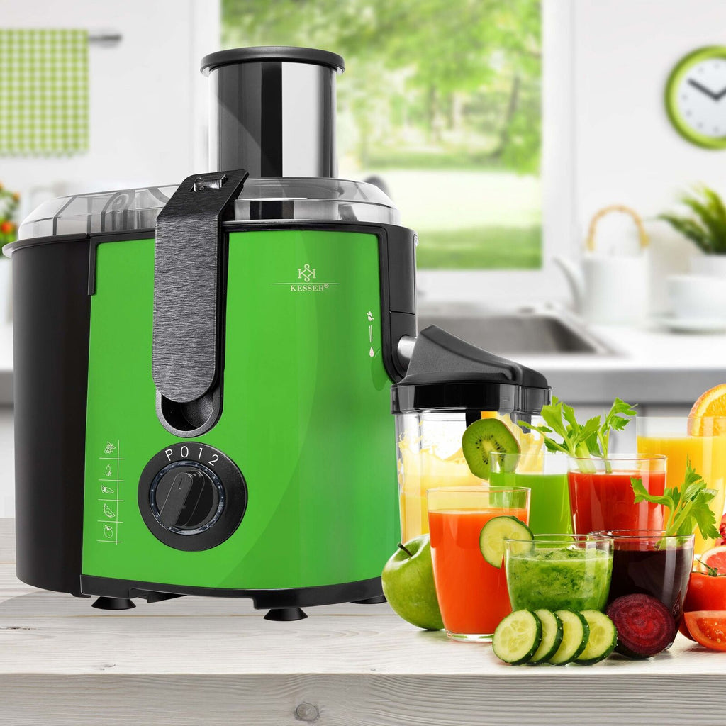 KESSER® 1100W Stainless Steel Fruit Juicer - Powerful 85mm Juice Press for Freshly Squeezed Goodness