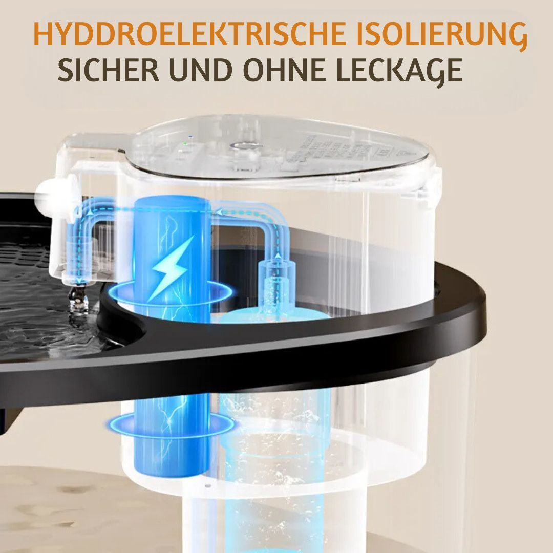 Kabelloser Katzenbrunnen mit Sensor - 2L, Ultra-Leise (30db) für glückliche und gesunde Katzen
