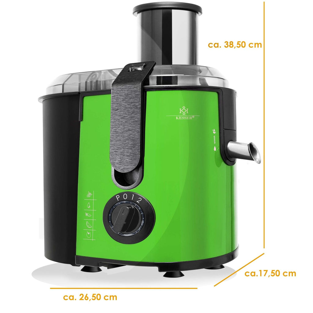 KESSER® 1100W Stainless Steel Fruit Juicer - Powerful 85mm Juice Press for Freshly Squeezed Goodness