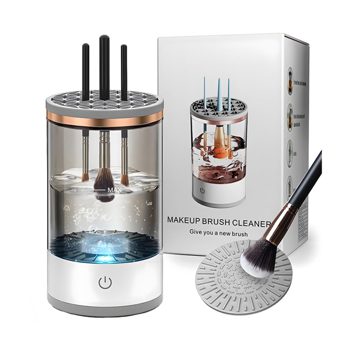 USB Automatischer Make-up Pinselreiniger & Trockner – Effektives Reinigungsgerät für alle Pinselgrößen