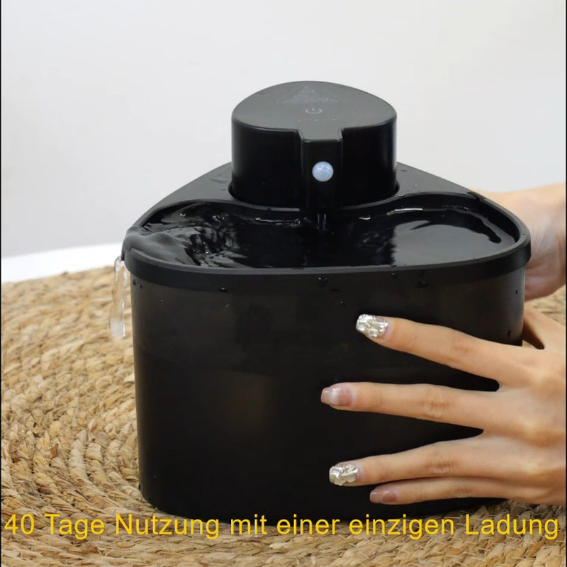 Kabelloser Katzenbrunnen mit Sensor - 2L, Ultra-Leise (30db) für glückliche und gesunde Katzen
