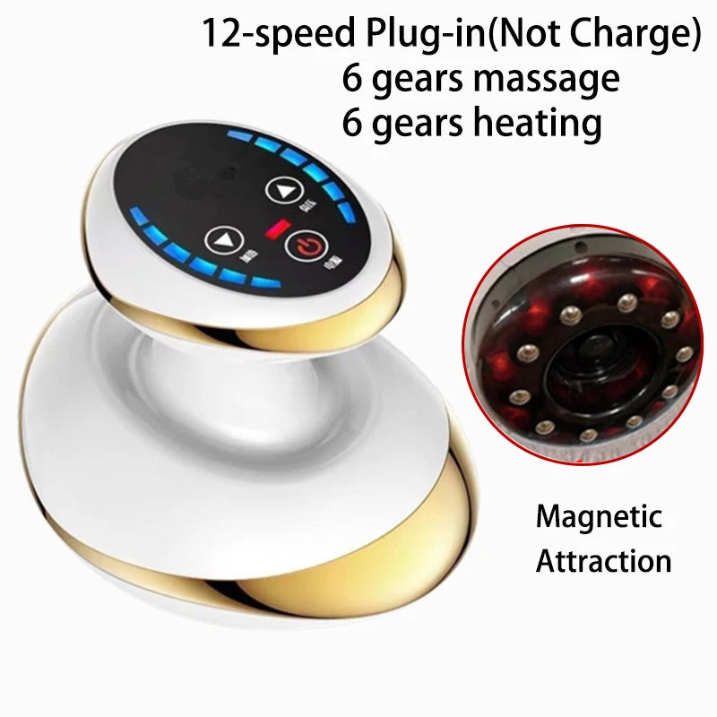Electric Guasha Massage & Cupping Set – Body Massager with Suction, Heating, and Fat Burning for Anti-Cellulite Treatment