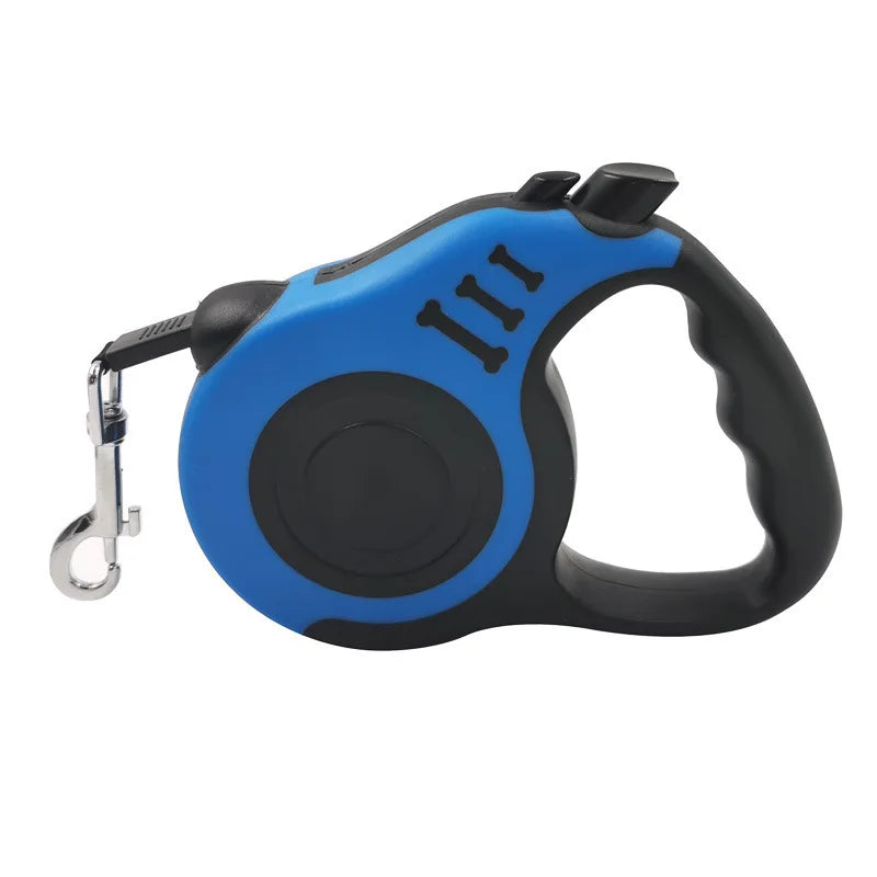 Premium Automatic Extending LED Dog Leash - Durable Nylon Walking Rope for Pets