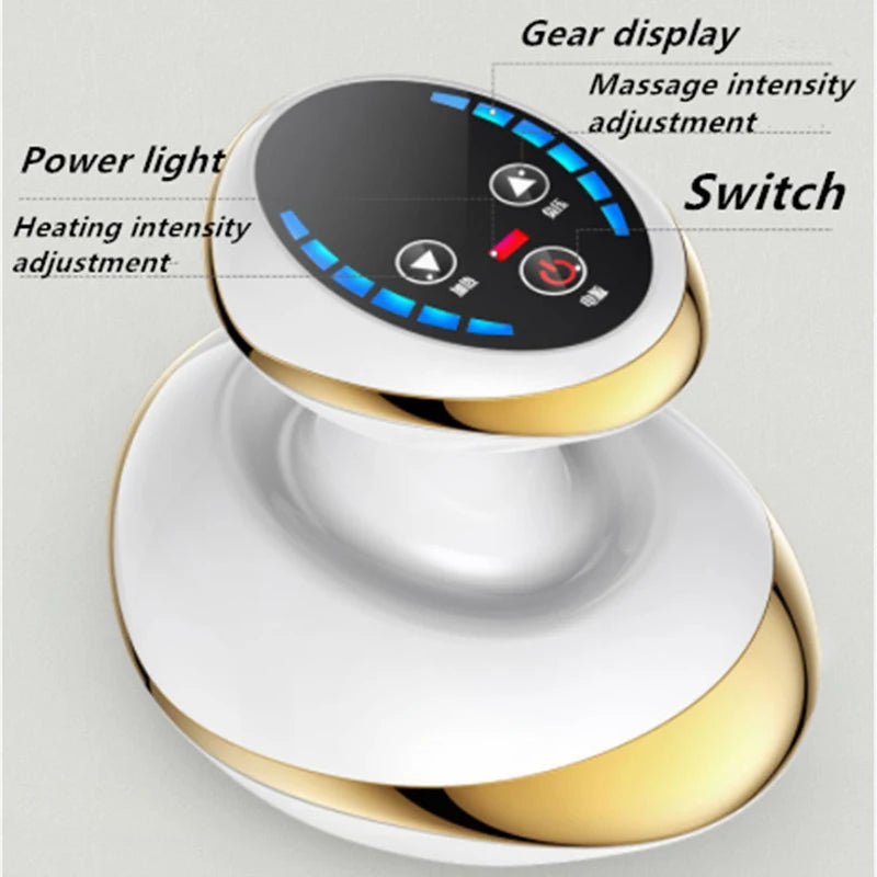 Electric Guasha Massage & Cupping Set – Body Massager with Suction, Heating, and Fat Burning for Anti-Cellulite Treatment