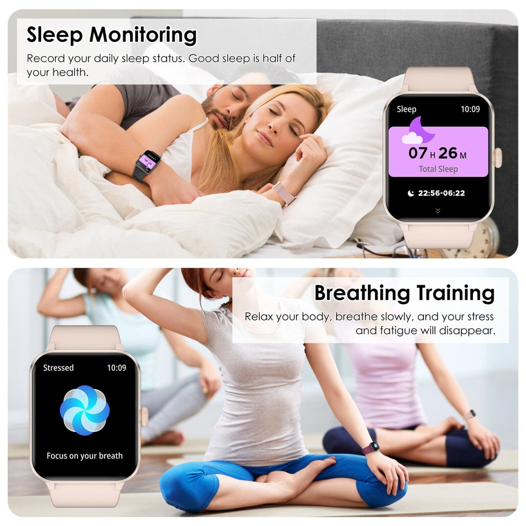Smart Blackview Smartwatch for Men & Women - Bluetooth Calls & Fitness Tracker for Android