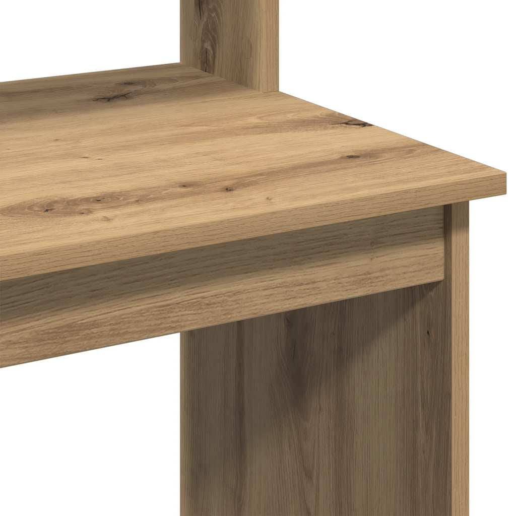 Stylish Wood Desk with Shelf - Versatile Office Computer Table by Vidaxl