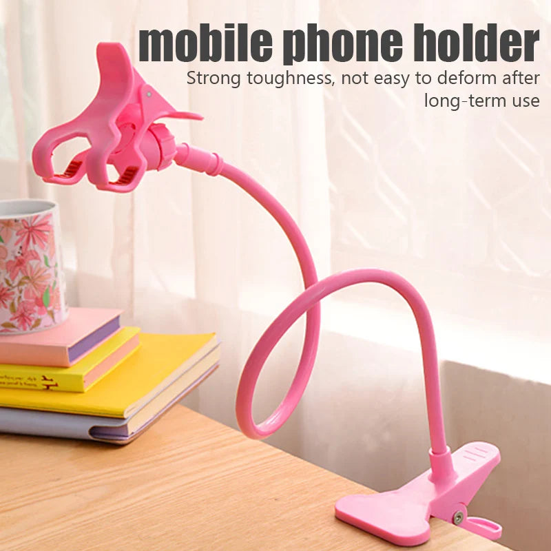 Adjustable Flexible  Phone Holder - Lazy Mount for Bed, Home & Desktop