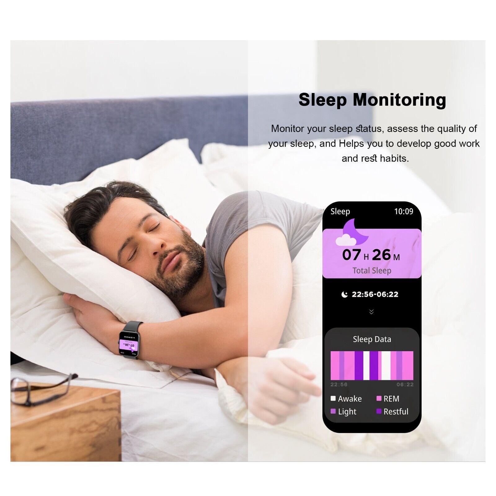 Smart Blackview Smartwatch for Men & Women - Bluetooth Calls & Fitness Tracker for Android