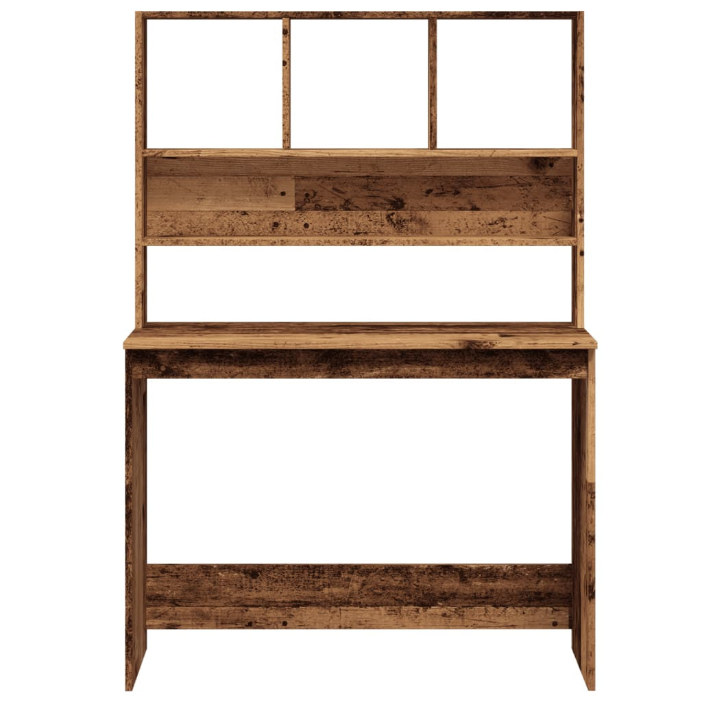 Stylish Wood Desk with Shelf - Versatile Office Computer Table by Vidaxl