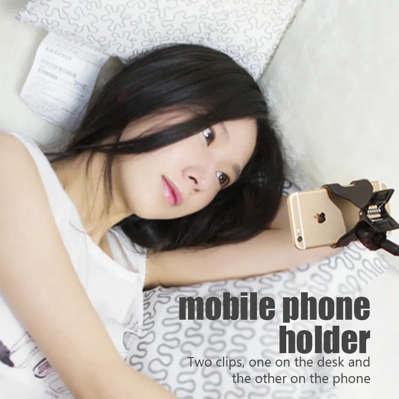Adjustable Flexible  Phone Holder - Lazy Mount for Bed, Home & Desktop