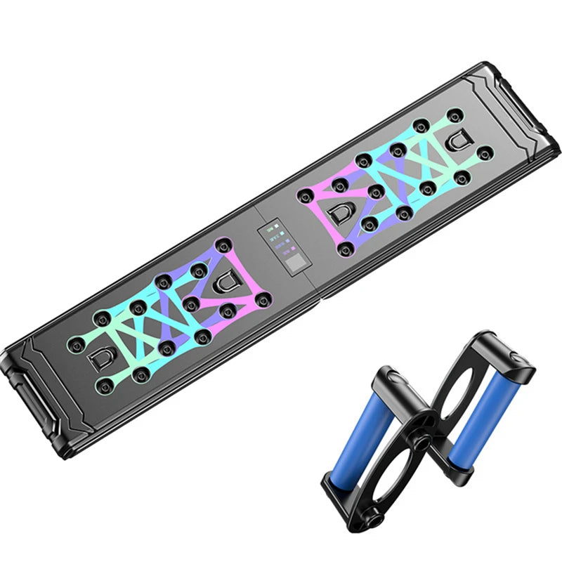 Versatile Counting Folding Push-Up Board - Enhance Abs & Strengthen Muscles with Portable Fitness Equipment