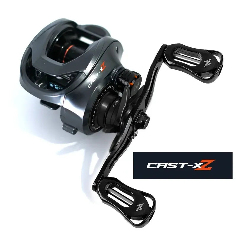 SEASIR Cast X2 Baitcasting Reel with 7.3:1 Gear Ratio, Hybrid Ceramic Bearings, Carbon Fiber Washers, and Dual Bearing System N52 Brake