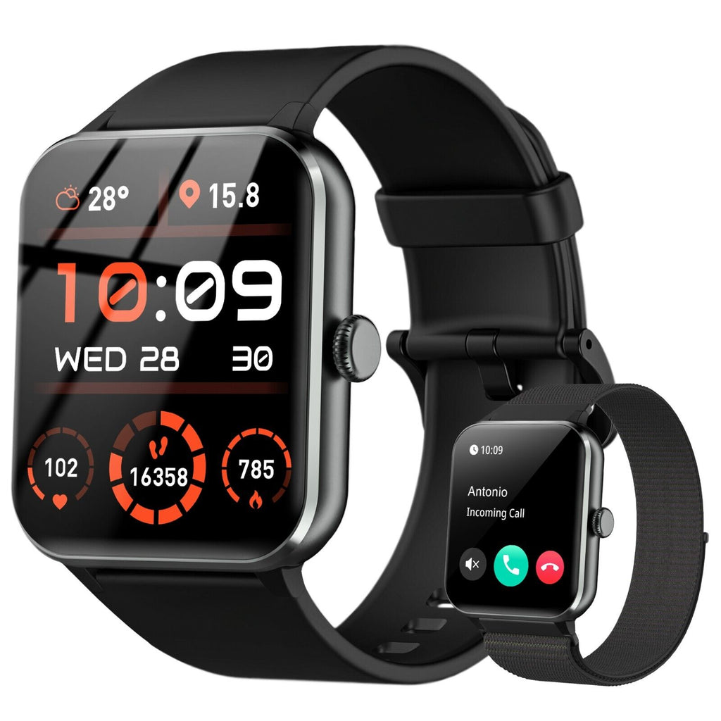 Smart Blackview Smartwatch for Men & Women - Bluetooth Calls & Fitness Tracker for Android