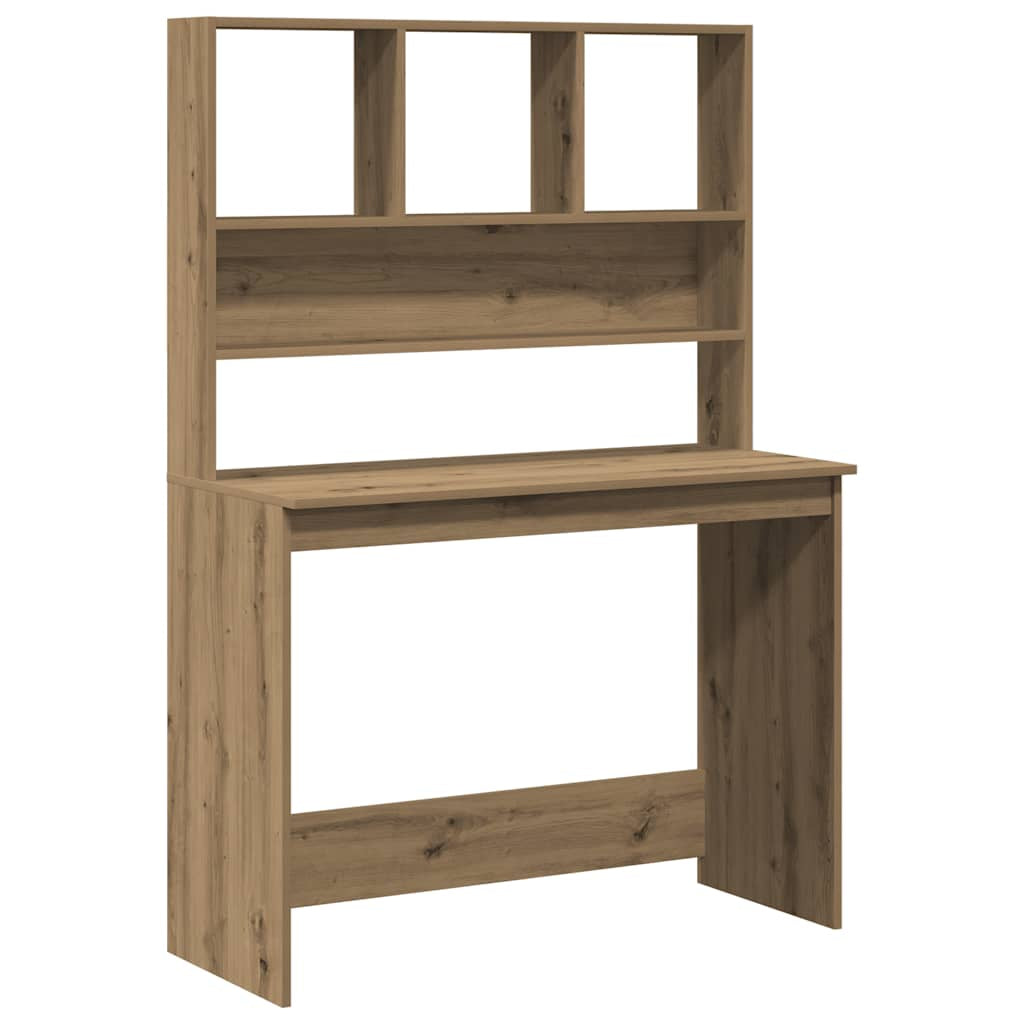 Stylish Wood Desk with Shelf - Versatile Office Computer Table by Vidaxl