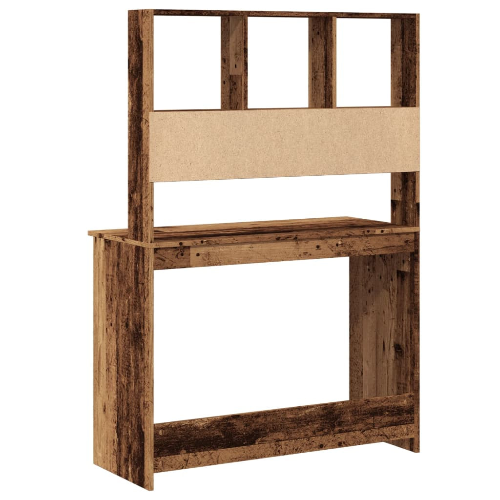 Stylish Wood Desk with Shelf - Versatile Office Computer Table by Vidaxl