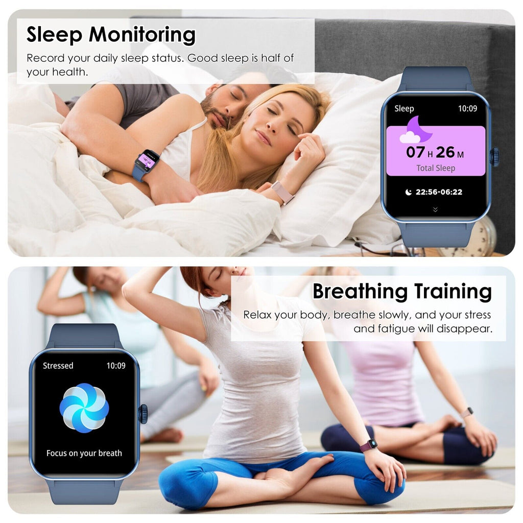 Smart Blackview Smartwatch for Men & Women - Bluetooth Calls & Fitness Tracker for Android