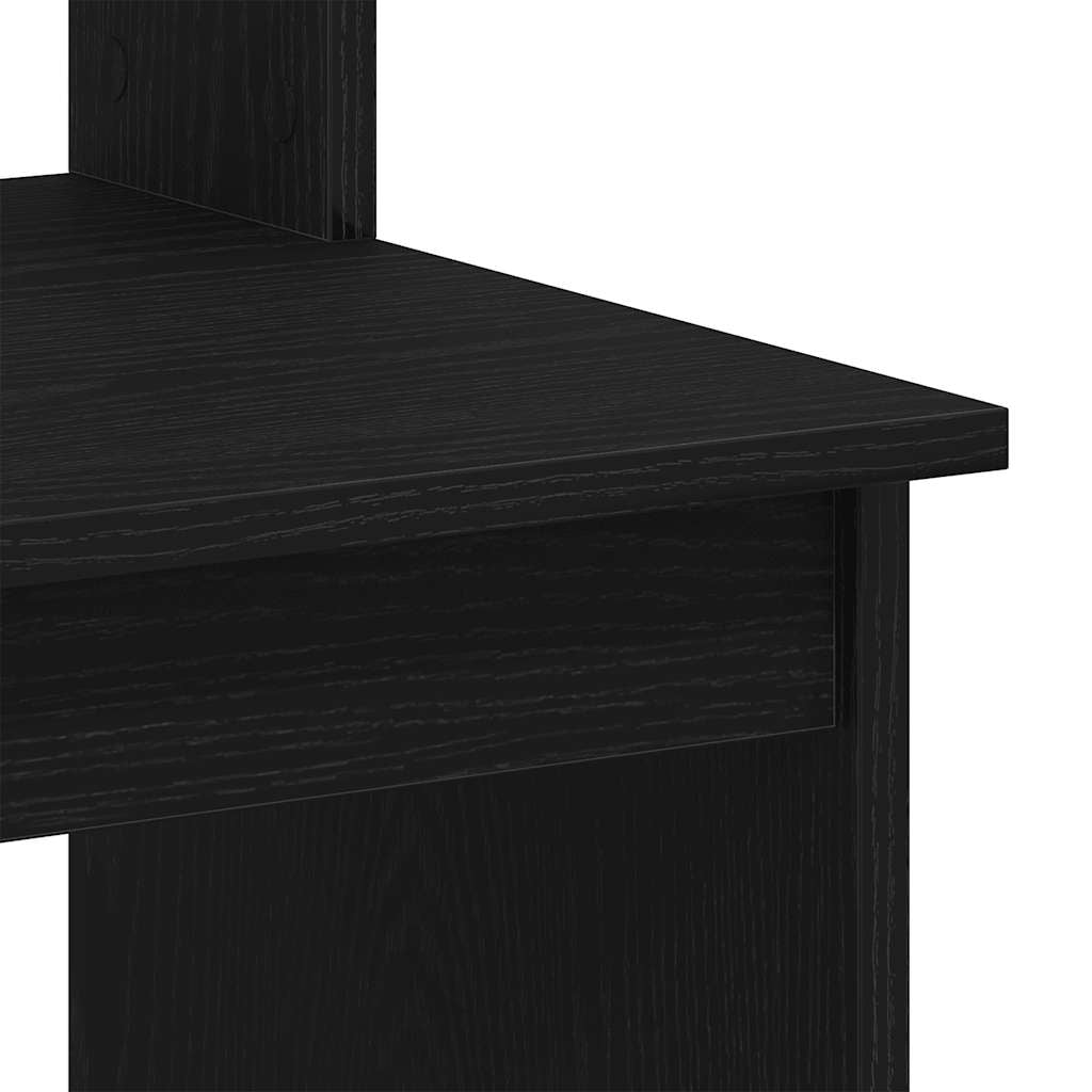Stylish Wood Desk with Shelf - Versatile Office Computer Table by Vidaxl