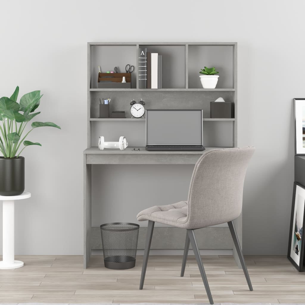 Stylish Wood Desk with Shelf - Versatile Office Computer Table by Vidaxl