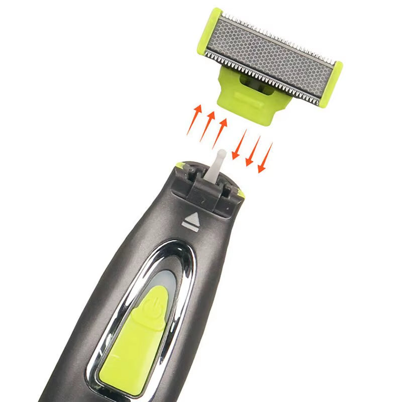 Electric Shaver for Men and Women Portable Full Body Trimmer USB T Shaped Blade Razor for Beard Armpit for Washable