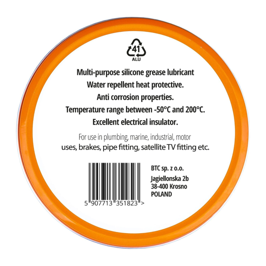 Prounol 100% Silikonfett - Wasserfestes HT Gummifett für Kunststoff- & Gummipflege (100ml)