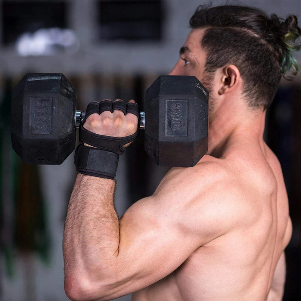 Premium Workout Gloves for Men & Women - Ultimate Fitness Hand Protection for Weightlifting & Gym Training