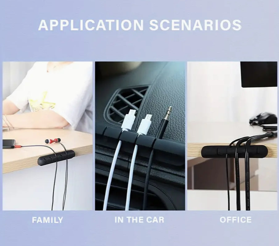 Kabelhalter Organizer für PC und Auto – Effektives Kabelmanagement für Ihren Schreibtisch