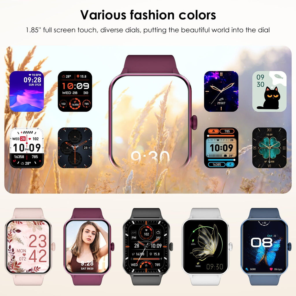 Smart Blackview Smartwatch for Men & Women - Bluetooth Calls & Fitness Tracker for Android