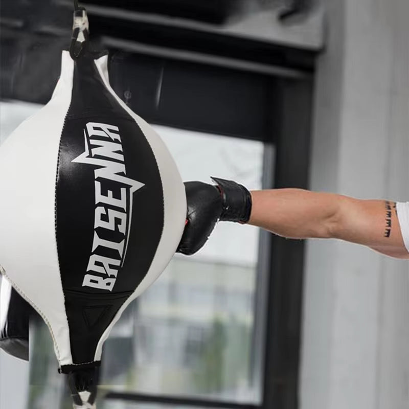 Premium Leather Boxing Speed Ball - Home Gym Fitness Training Accessory